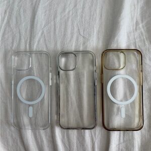 Transparent Phone Case with MagSafe Compatibility